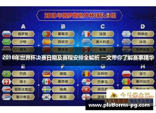 2018年世界杯决赛日期及赛程安排全解析 一文带你了解赛事精华
